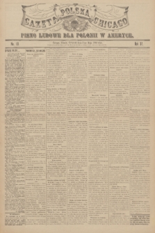 Gazeta Polska Chicago : pismo ludowe dla Polonii w Ameryce. R.37, 1909, No. 19