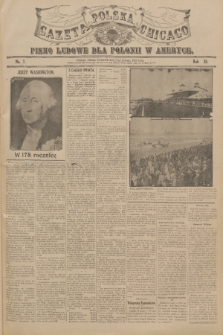 Gazeta Polska Chicago : pismo ludowe dla Polonii w Ameryce. R.38, 1910, No. 7