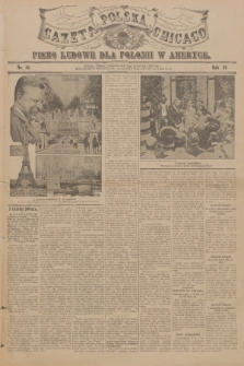 Gazeta Polska Chicago : pismo ludowe dla Polonii w Ameryce. R.38, 1910, No. 16