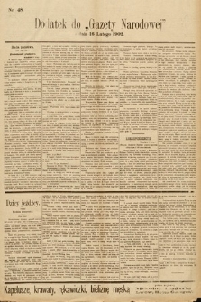Gazeta Narodowa. 1902, nr 48