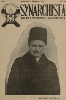 Synarchista : organ Konfederacji Synarchicznej. R.12, 1937, nr 11
