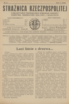 Strażnica Rzeczpospolitej : czasopismo społeczne poświęcone sprawom obrony państwa, rozwoju fizycznego i przysposobienia wojskowego. R.2, 1926, M. 11