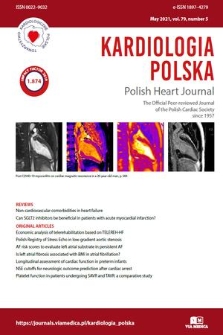Kardiologia Polska = Polish Heart Journal : the official peer-reviewed journal of the Polish Cardiac Society. Vol. 79, 2021, no. 5