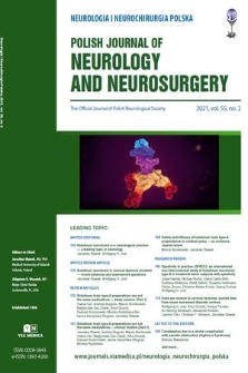 Neurologia i Neurochirurgia Polska = Polish Journal of Neurology and Neurosurgery : the official journal of Polish Neurological Society. Vol. 55, 2021, no. 2