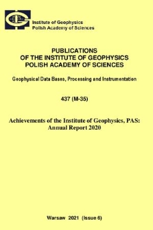 Achievements of the Institute of Geophysics, PAS : annual report 2020