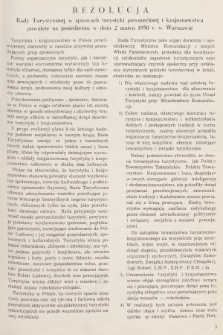 Turystyka : czasopismo poświęcone sprawom turystyki społecznej. R.1, 1950, nr 2
