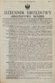 Dziennik Urzędowy Ministerstwa Skarbu. 1923, nr 7