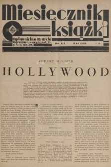 Miesięcznik Książki. R.3, 1929, nr 5