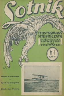 Lotnik : organ Wielkopolskiego Klubu Lotników : ilustrowany miesięcznik poświęcony lotnictwu i jego technice. T.10, 1930, nr 3 (120)