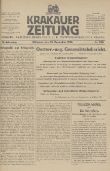Krakauer Zeitung : zugleich amtliches Organ des K. U. K. Festungs-Kommandos. 1916, nr 355