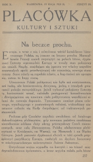Placówka Kultury i Sztuki. 1921, nr 9