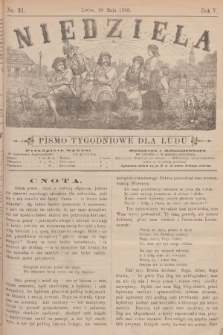 Niedziela : pismo tygodniowe dla ludu. R.5, 1888, nr 21