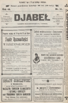 Djabeł. R.39, 1907, nr 14