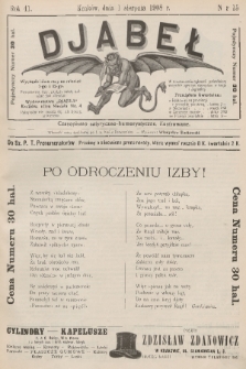 Djabeł. R.41, 1908, nr 15