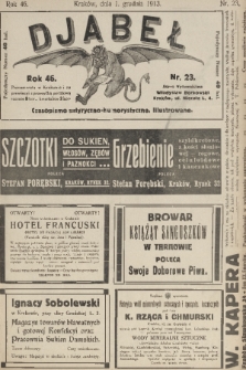 Djabeł. R.46, 1913, nr 23