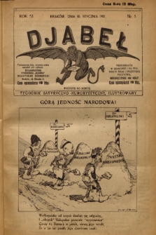 Djabeł. R.53, 1921, nr 5