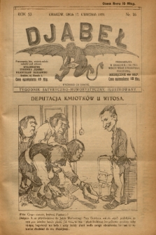 Djabeł. R.53, 1921, nr 16