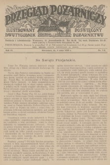 Przegląd Pożarniczy : ilustrowany dwutygodnik poświęcony pożarnictwu. R.11, 1925, nr 7-8