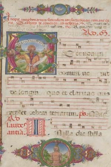 [Fragment Antyfonarza Incipit:] Ecce nomen Domini venit de longinquo, et claritas eius replet orbem terrarum