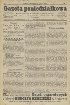 Gazeta Poniedziałkowa. 1910, nr 1