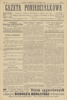 Gazeta Poniedziałkowa. 1910, nr 21