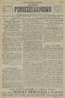 Gazeta Poniedziałkowa. 1911, nr 1