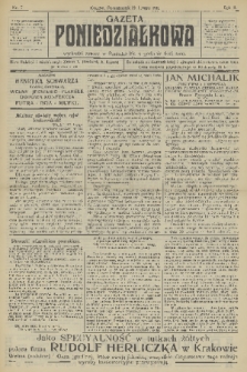 Gazeta Poniedziałkowa. 1911, nr 7