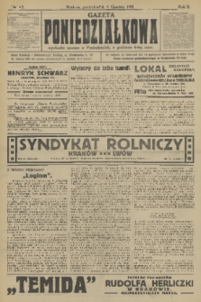Gazeta Poniedziałkowa. 1911, nr 49