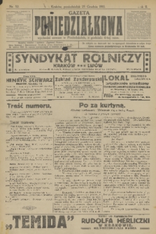 Gazeta Poniedziałkowa. 1911, nr 52