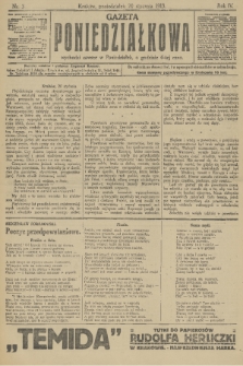 Gazeta Poniedziałkowa. 1913, nr 3