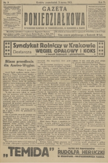 Gazeta Poniedziałkowa. 1913, nr 9