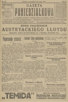 Gazeta Poniedziałkowa. 1913, nr 10