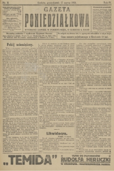 Gazeta Poniedziałkowa. 1913, nr 11