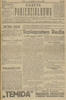 Gazeta Poniedziałkowa. 1913, nr 22