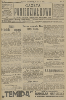 Gazeta Poniedziałkowa. 1913, nr 33