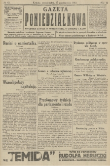 Gazeta Poniedziałkowa. 1913, nr 43