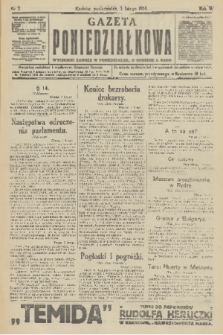 Gazeta Poniedziałkowa. 1914, nr 5