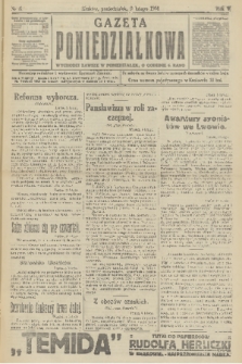 Gazeta Poniedziałkowa. 1914, nr 6