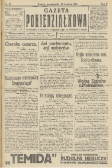 Gazeta Poniedziałkowa. 1914, nr 17