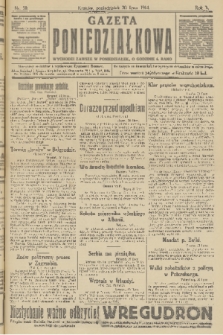 Gazeta Poniedziałkowa. 1914, nr 29