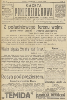 Gazeta Poniedziałkowa. 1914, nr 34