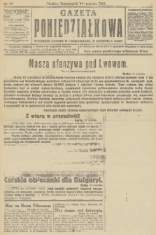 Gazeta Poniedziałkowa. 1914, nr 39