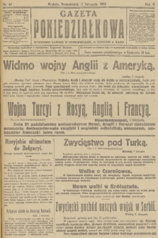 Gazeta Poniedziałkowa. 1914, nr 46