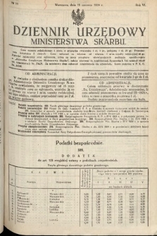 Dziennik Urzędowy Ministerstwa Skarbu. 1924, nr 16