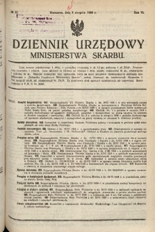 Dziennik Urzędowy Ministerstwa Skarbu. 1924, nr 22