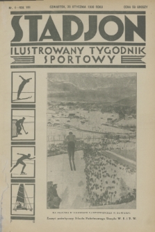 Stadjon : ilustrowany tygodnik sportowy. R. 8, 1930, nr 4