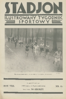 Stadjon : ilustrowany tygodnik sportowy. R. 8, 1930, nr 11