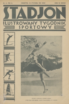 Stadjon : ilustrowany tygodnik sportowy. R. 9, 1931, nr 3