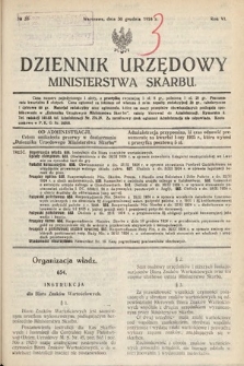 Dziennik Urzędowy Ministerstwa Skarbu. 1924, nr 35