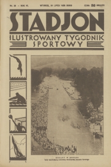 Stadjon : ilustrowany tygodnik sportowy. R. 6, 1928, nr 30